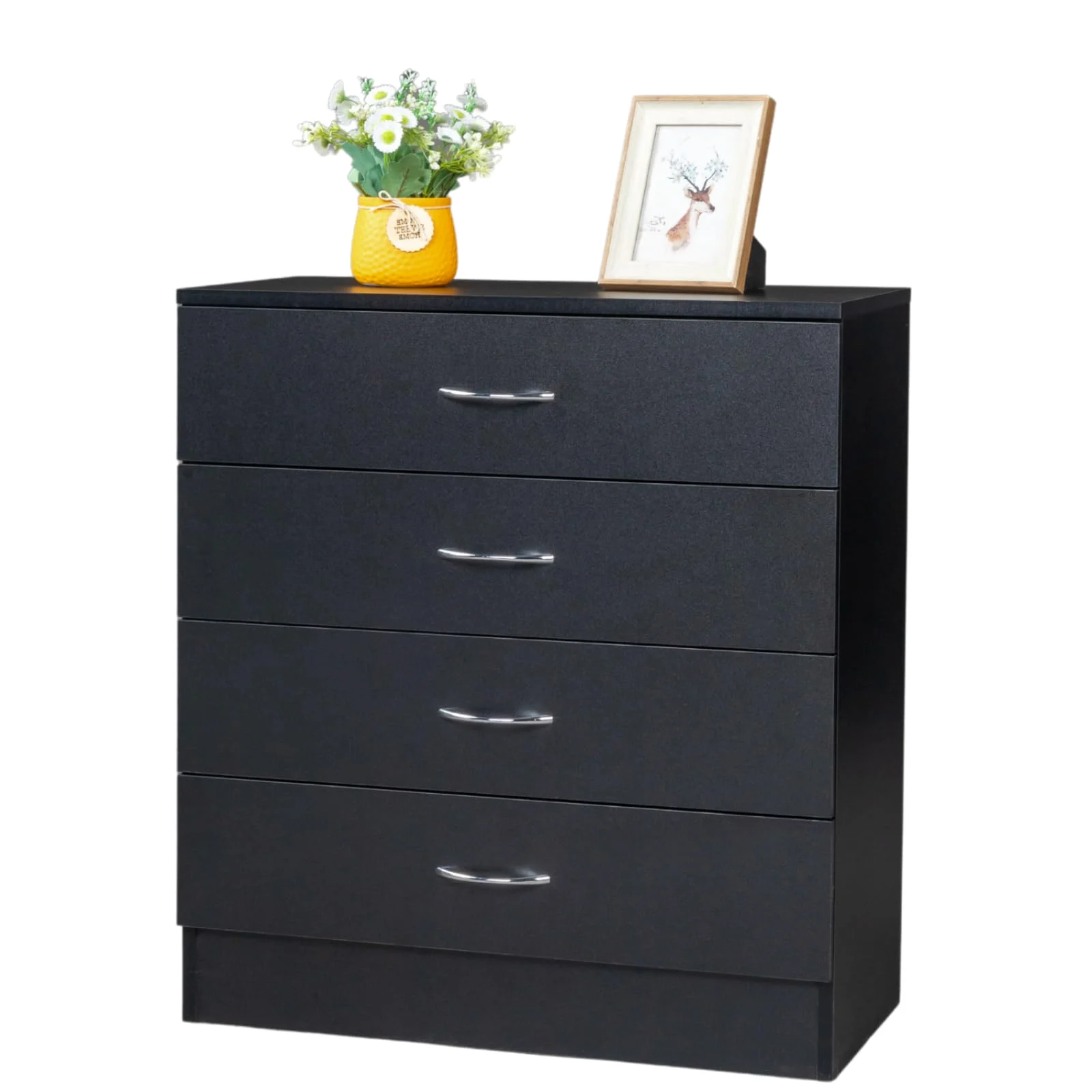 Karl Home Four-Drawer Bedside Table