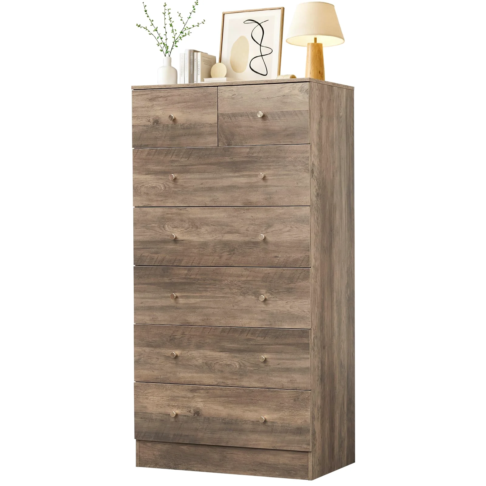 Karl Home Tall Seven-Drawer Chest, 26 Inch