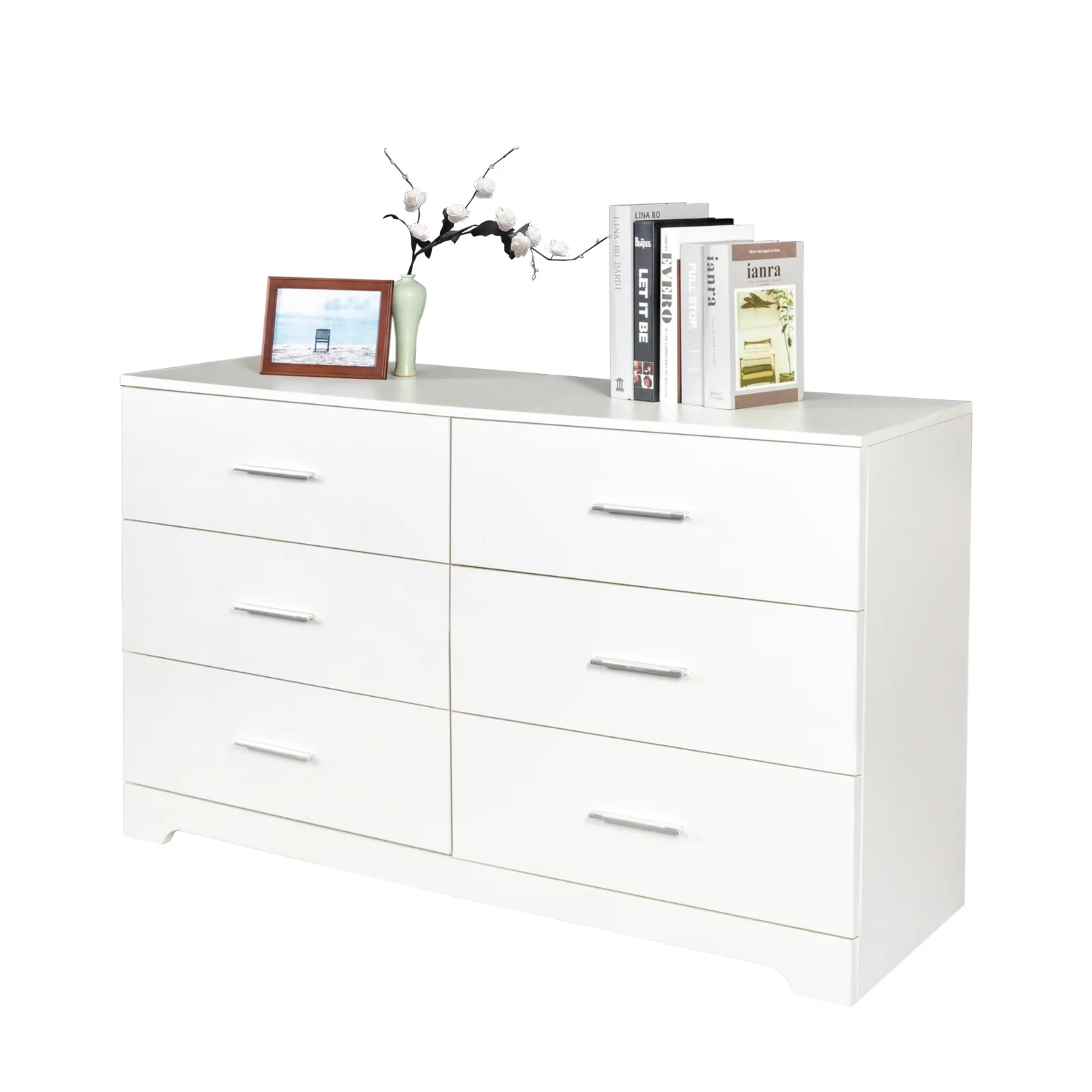 Karl Home Six-Drawer Dresser and TV Stand, 47 Inch