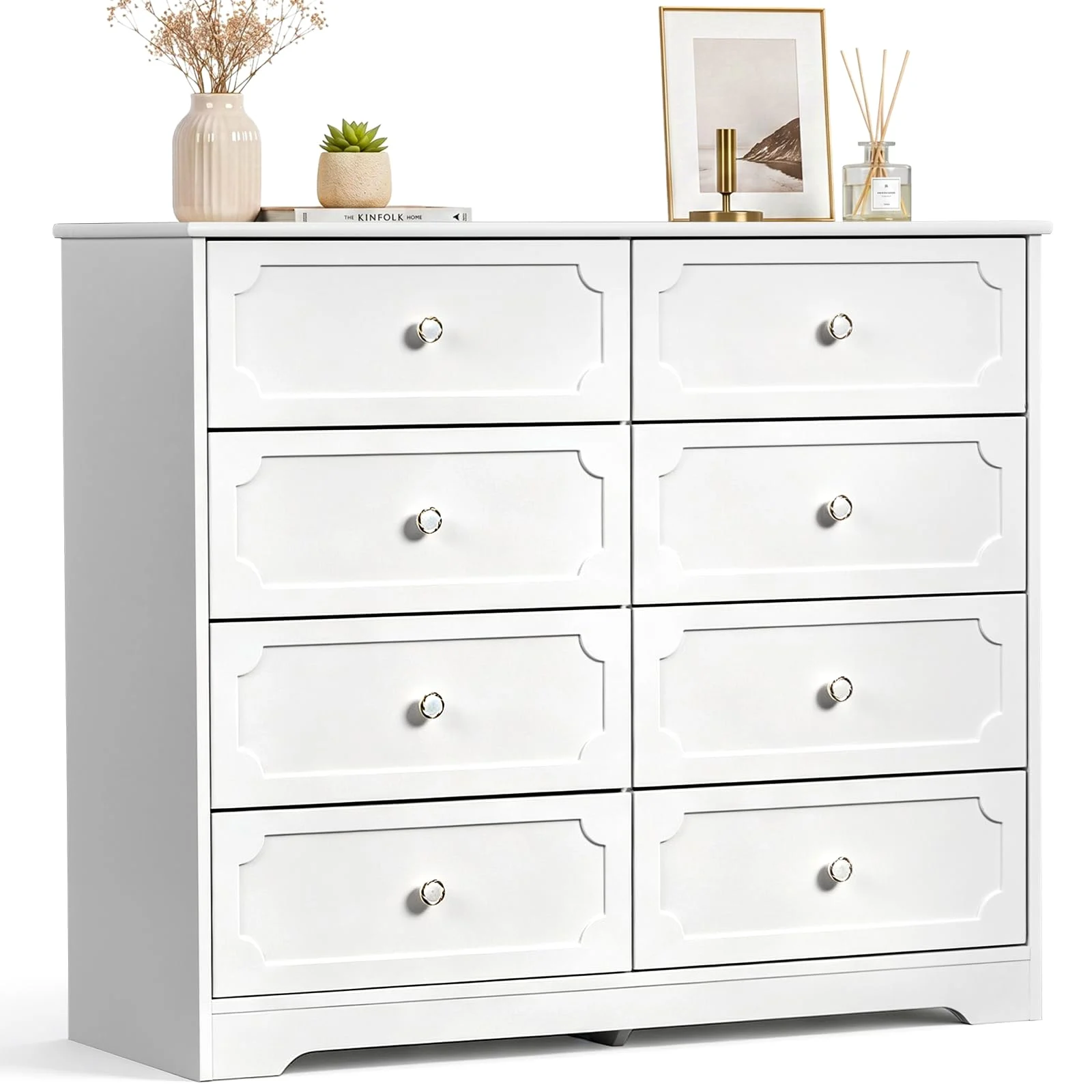 Karl Home Tall Eight-Drawer Chest, 35 Inch