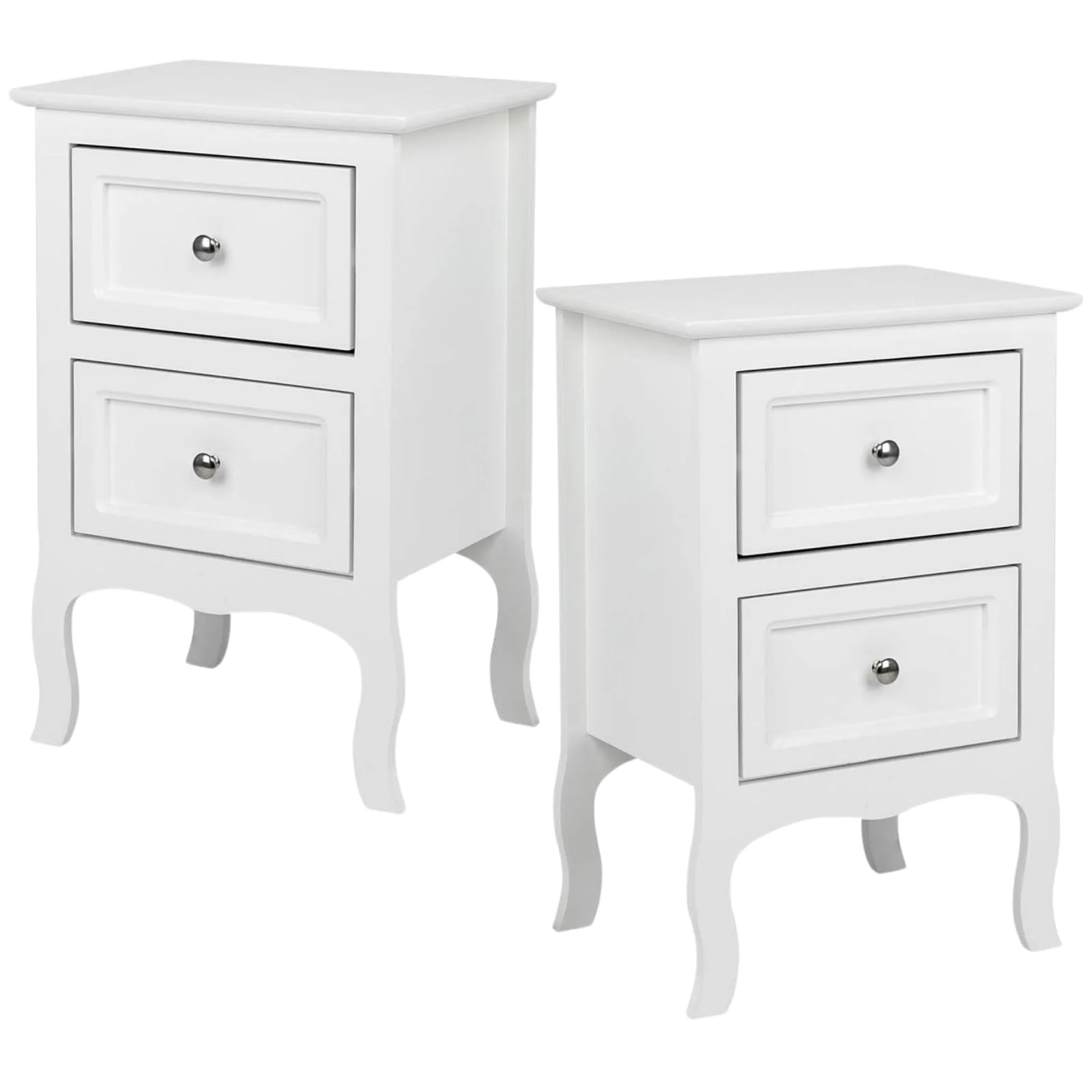 Karl Home Farmhouse Nightstands, Set of 2