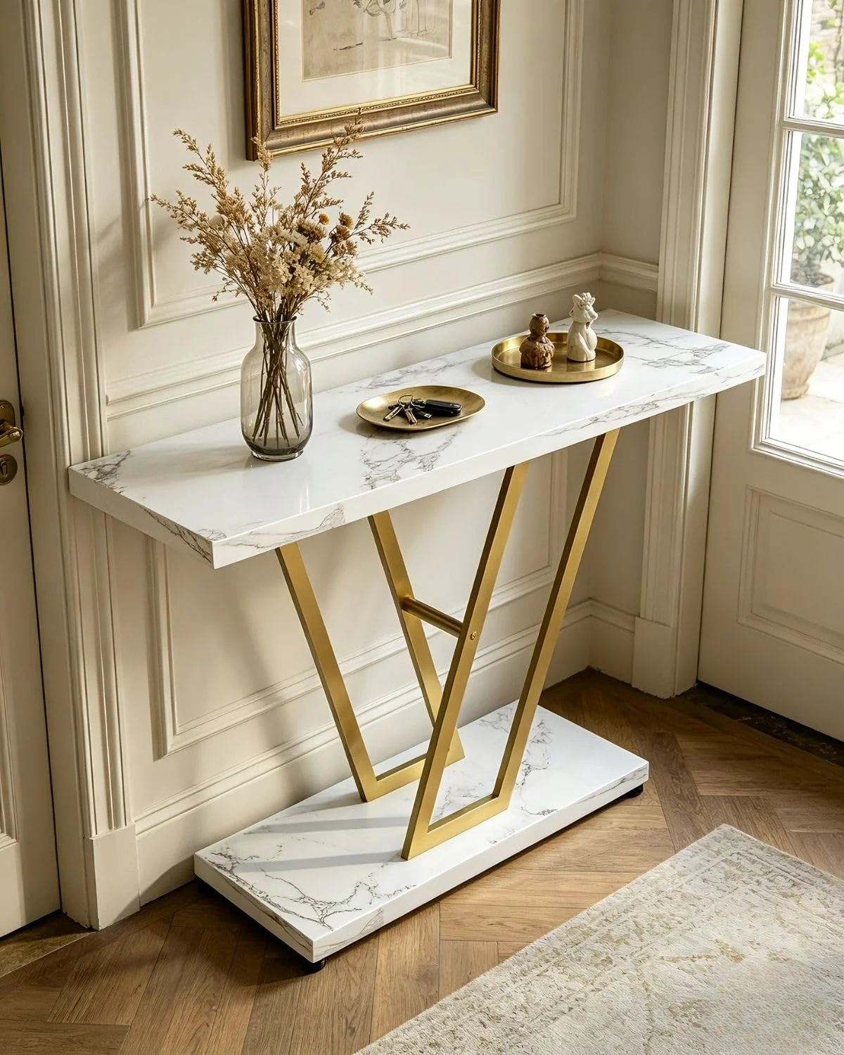 Karl Home Narrow Console Table, 42 Inch in a room