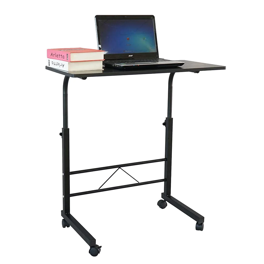 Karl Home Rolling Standing Side Desk, 23.6 Inch