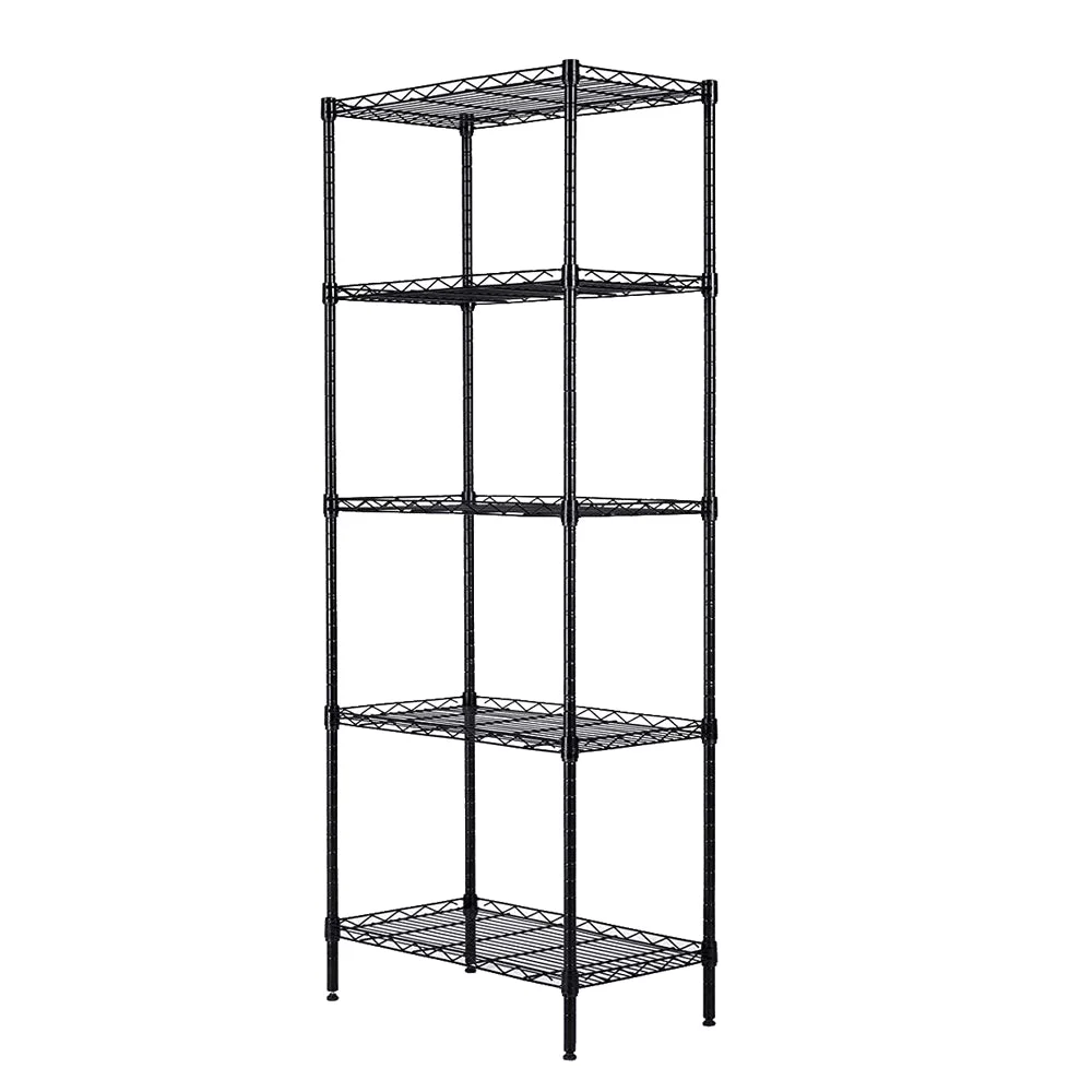 Karl Home Five-Tier Adjustable Wire Shelving