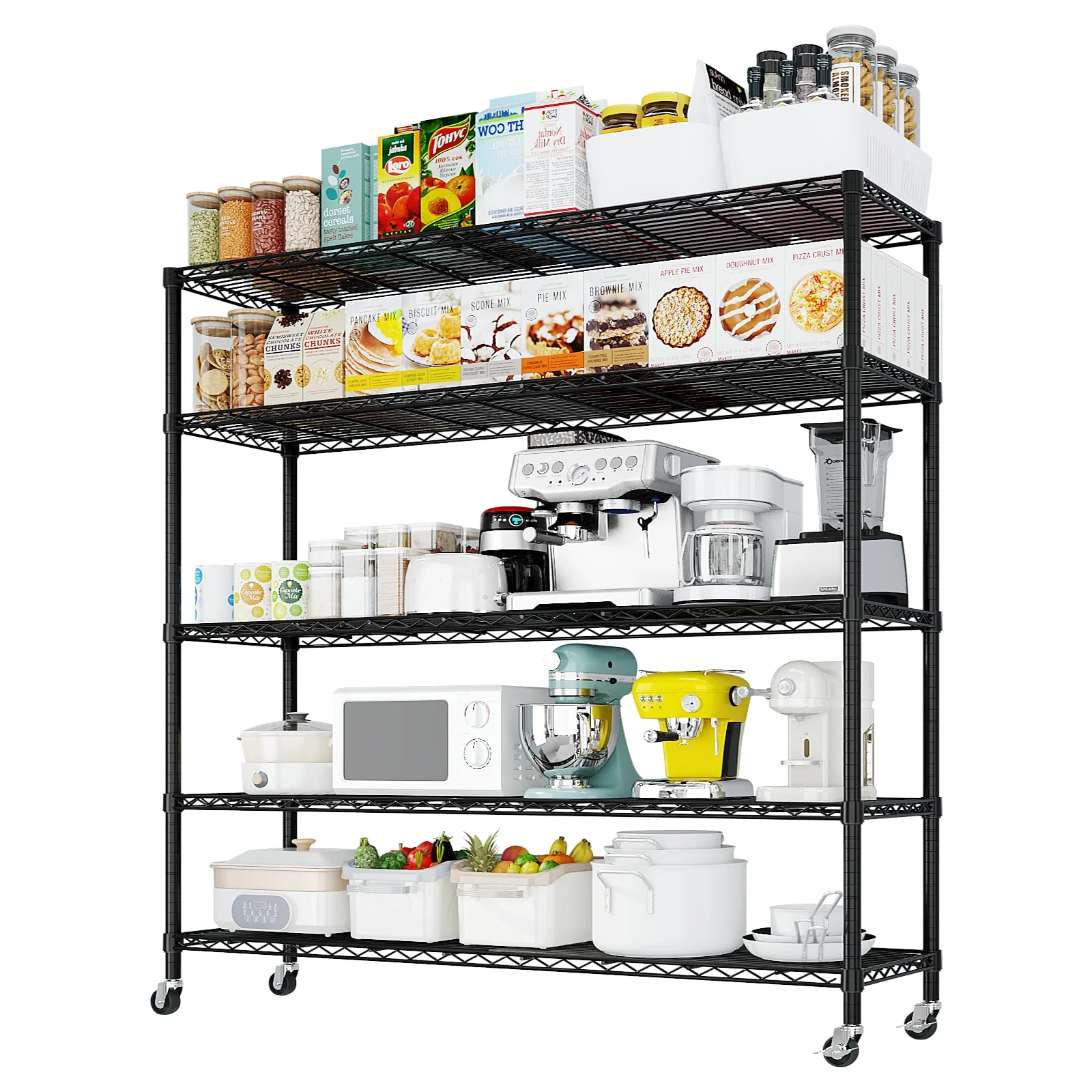 Karl Home Heavy-Duty Five-Tier Shelving