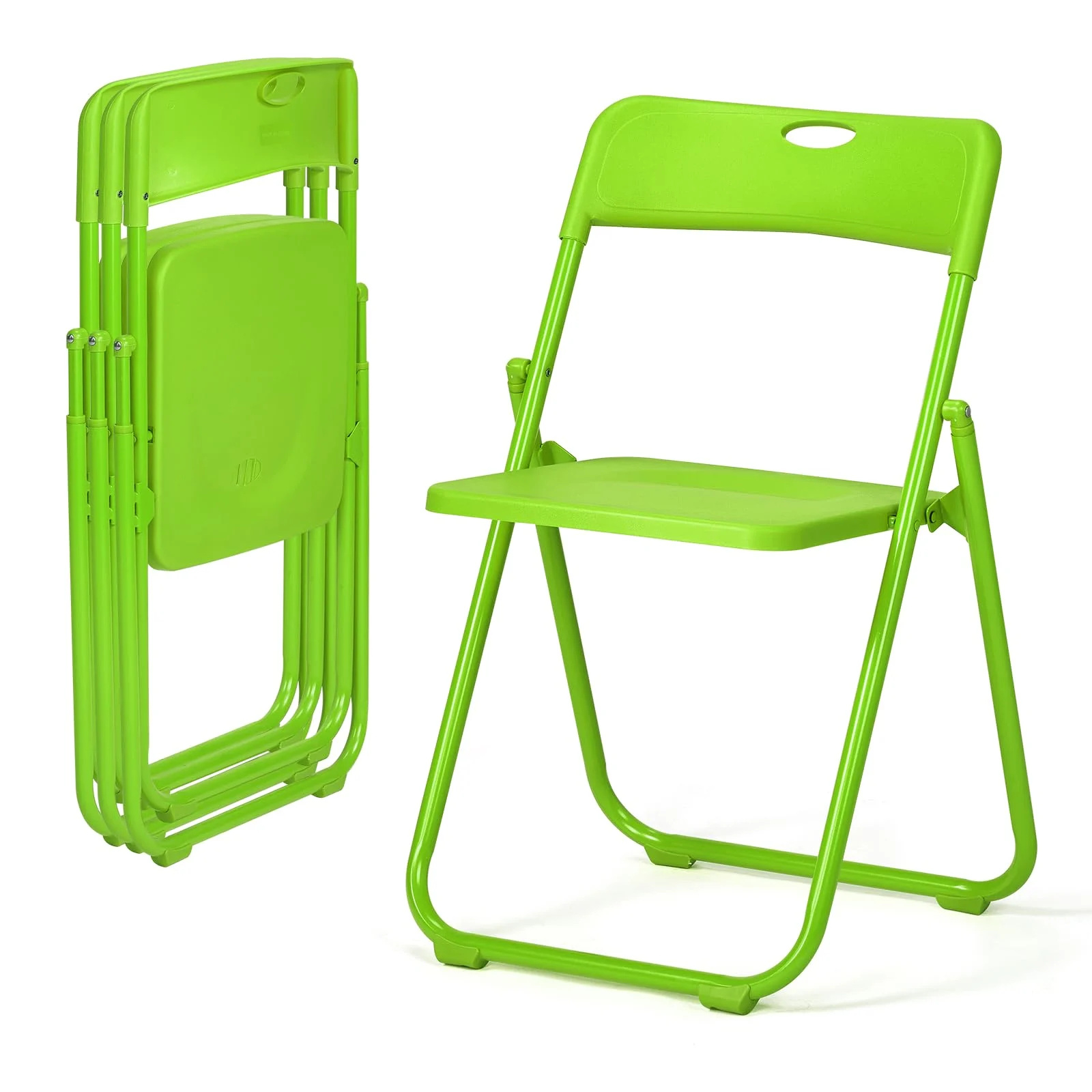 Karl Home Plastic Folding Chairs, 4 Pack