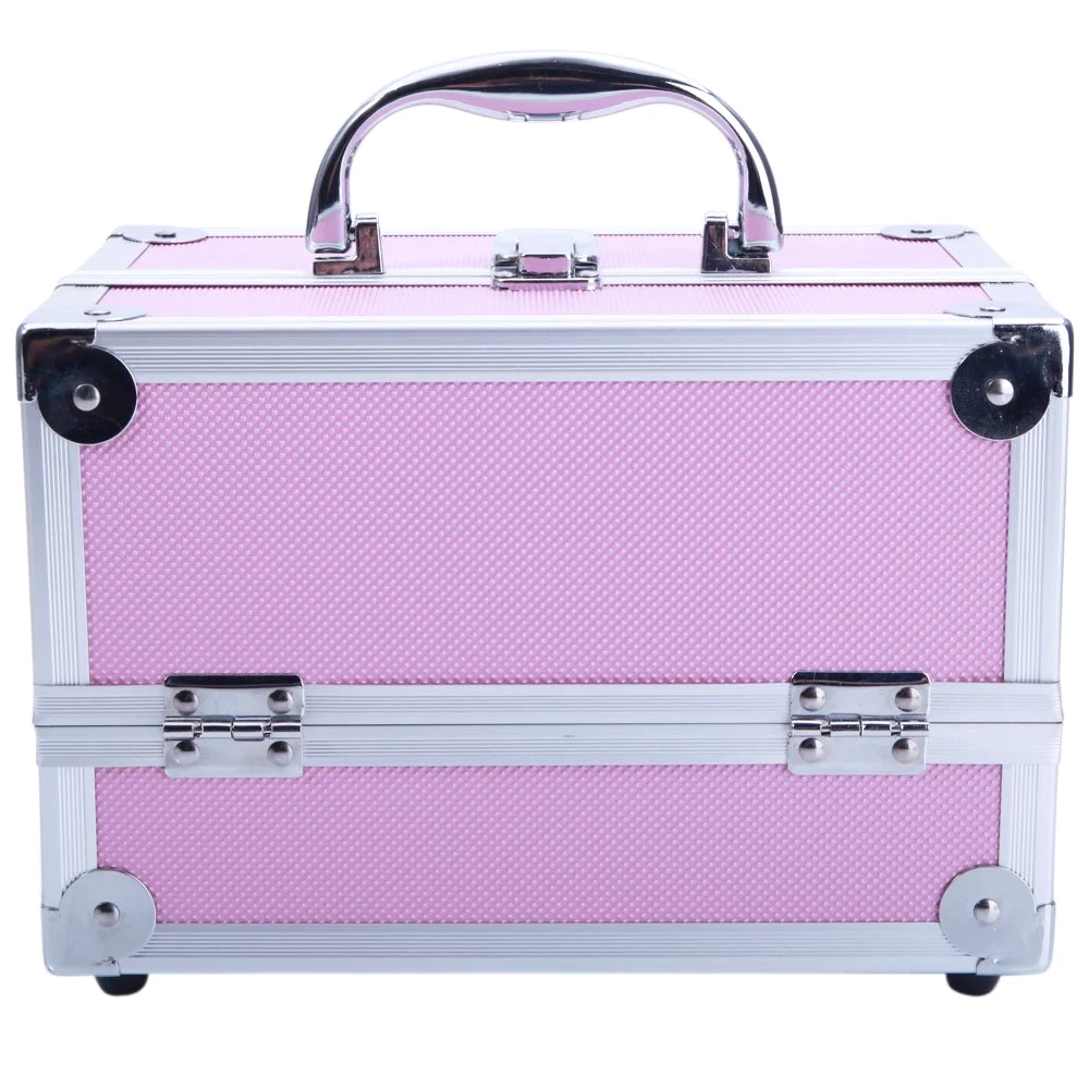 Karl Home Makeup Train Case with Mirror and Lock