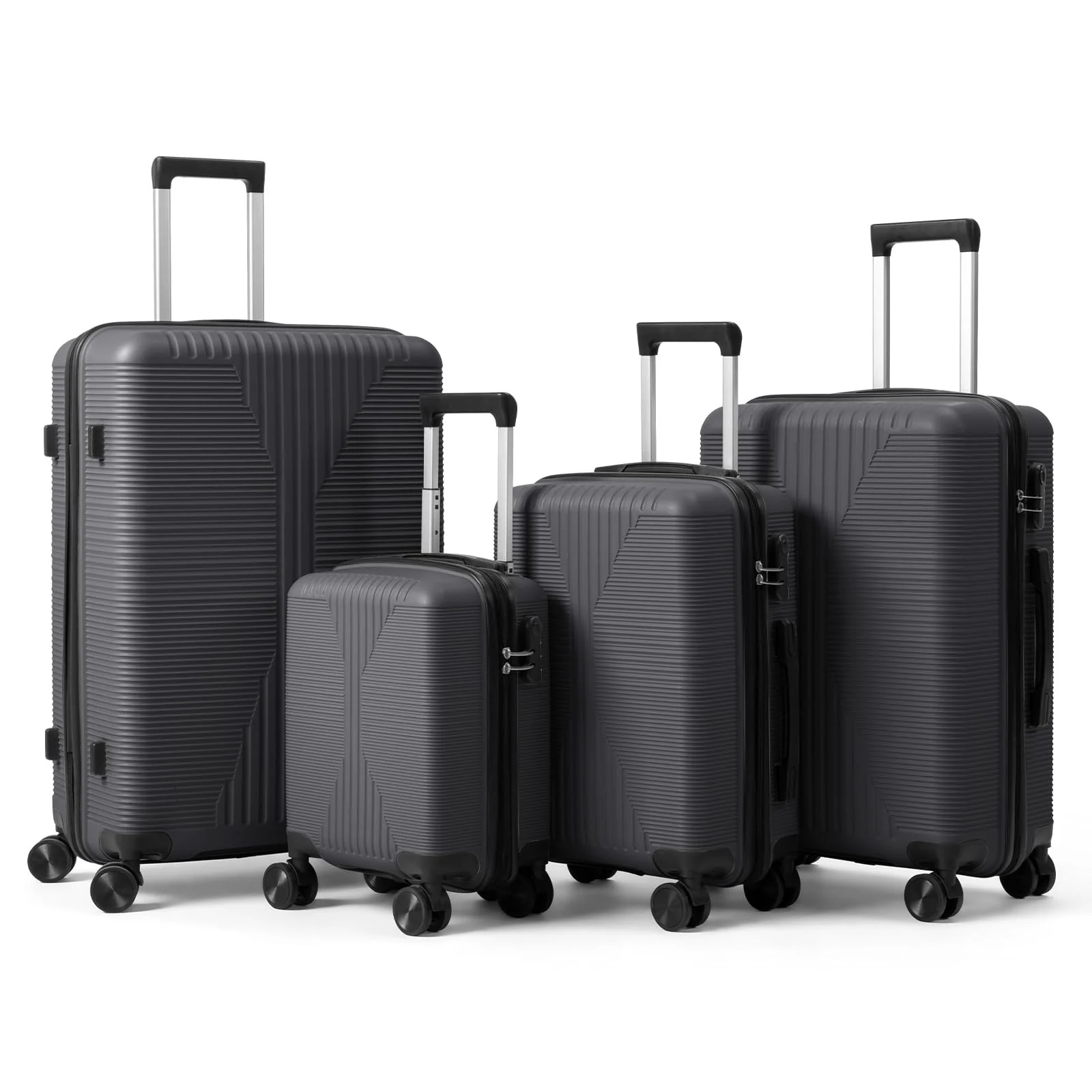 Karl Home PP Hardside Luggage Set, Four Pieces
