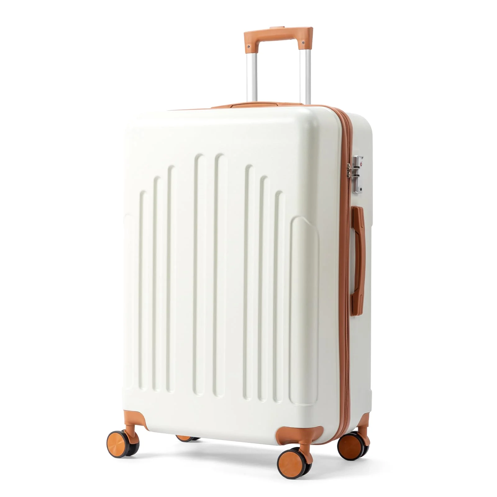 Karl Home Hardside Checked Suitcase, 28 Inch
